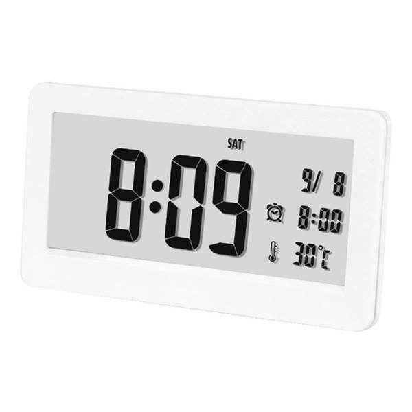 Multifunctional Small Table Clock Led Digital Electronic Silent Alarm Clock For Home Table Decor Desk Stand 2 Colors