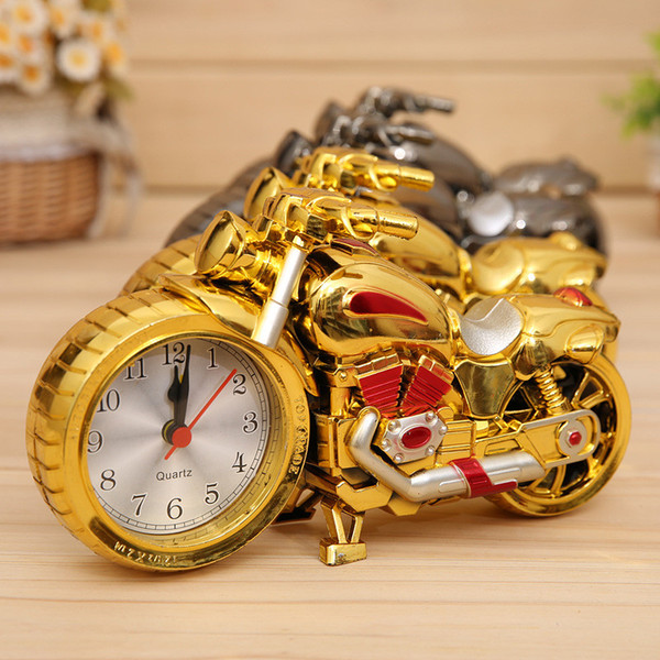 motorcycle alarm clocks Home Decoration Alarm Clock Super Cool Motorcycle Model Alarm Clocks Creative Retro Gift Decor Kids Children Gift