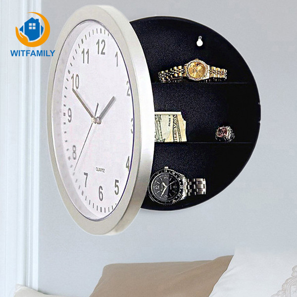 New Storage Box Living Room Large Wall Clock Watch Modern Design Minimalist Fashion Watch Hanging Round Rural Household Mute