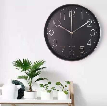 Mrosaa 12 inch Wall Clock Modern Design Digital pointer Quartz Hanging Clock Living Room Decorative Horloge clocks