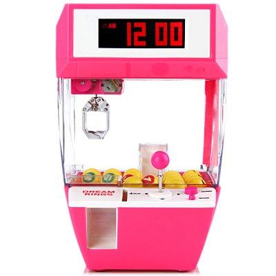 Wholesale-Free Shipping 1Piece Retro Carnival Fun Candy Grabber Alarm Clock / Catcher Alarm Clock