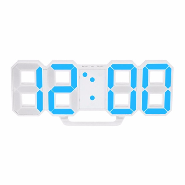 Modern Design Large Size Digital LED Wall Clock Watch Unique Vintage Home Decoration Timer Watch Alarm Clocks