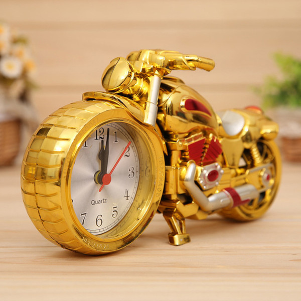 Motorcycle Alarm Clocks Home Decoration Alarm Clock Super Cool Motorcycle Model Alarm Clocks Holiday Creative Retro Gift Decor DBC DH0730-2