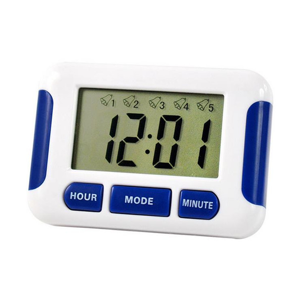 200 pcs Alarm Clock 5 Groups Noisy Bell 12/24 Hours Countdown Multi Kitchen Home House Lab