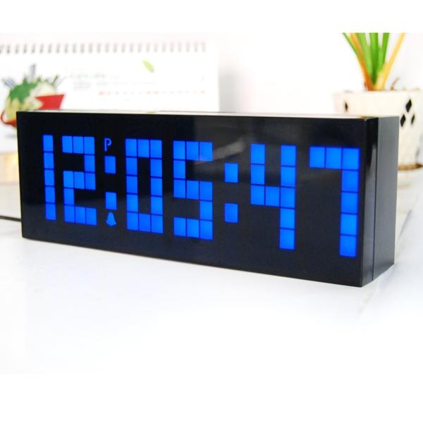 Innovative Led Clock Modern Design Alarm Clock Digital Electronic Clock Wall Calendar Clock Snooze Alarm Clock