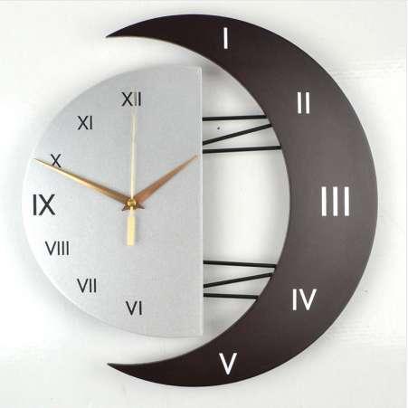 Nordic personality wall clock modern large size mute scan movement wall clock living room bedroom reloj pared decoration