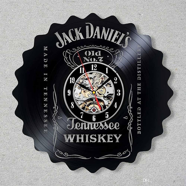 Jack Daniel Vinyl Record Tennessee Whiskey Handmade Studio Decor Fans Gifts Original Decor Unique Gift Ideas for Friends Him Her Boys Girl