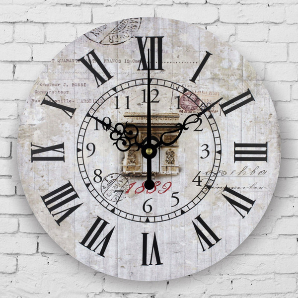 Wholesale-modern living room decoration watch wall Europe style large decorative wall clock vintage home decor wall clock duvar saati