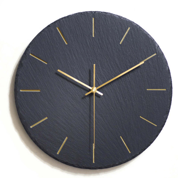 Creative Ins Black Wall Clock Modern Design Wall Watch Mechanism Pow Art Decor Clock Relogio Parede Living Room 50ZB291