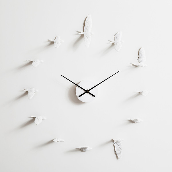 2018 Nordic style New Swallow handcraft Clock modern design wall clock good gift high quality home decoration product Manual design