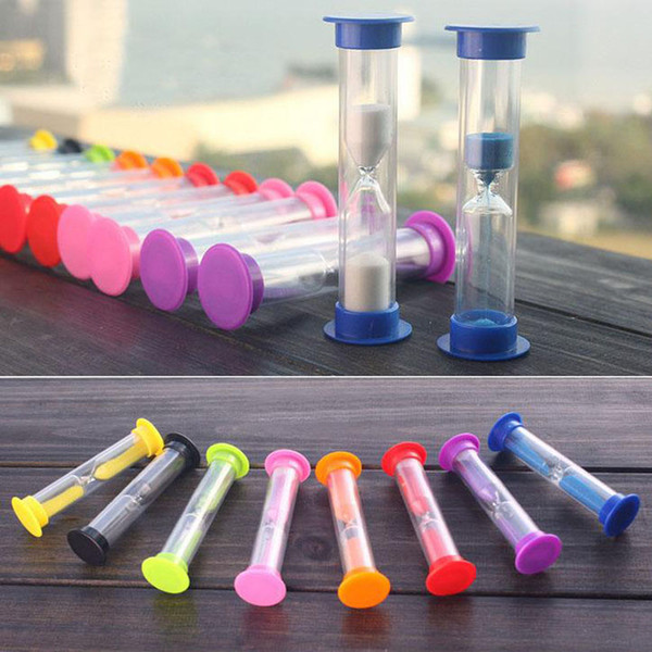 500pcs Colorful Hourglass Sandglass Sand Clock Timers Clock Desktop 1 Minutes 60 Seconds Great Gift for Children Friend ZA5020