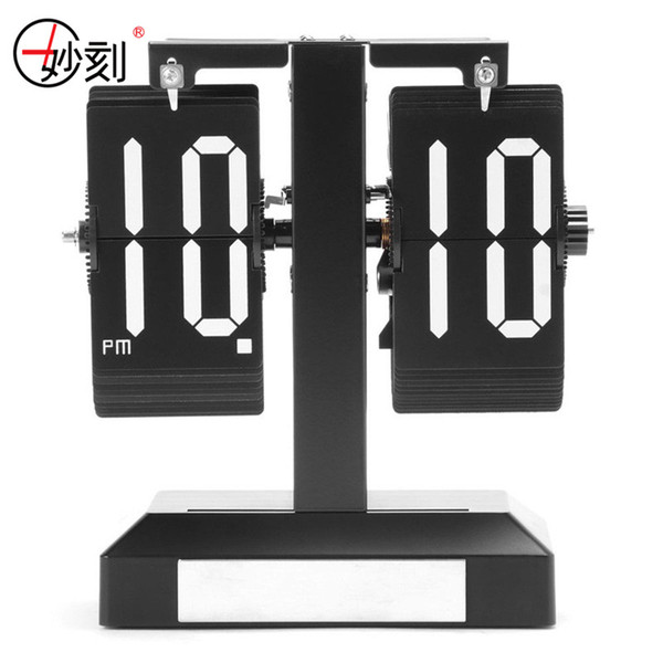 ?MIAO KE Good Quality ABS + Metal Flip Clock Mute Precision Quartz Movement Clock Creative Home Production 23