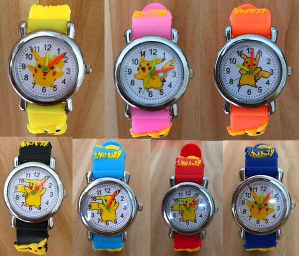 Children Watches Wholesale Brand Cartoon Wristwatch 7 Color Quartz Watches For Kid HOT