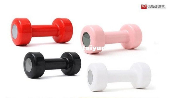 Free shiping Dumbbell Alarm Clock Fitness Alarm Wake Up with The Dumbbell Sport 50pcs/lot WY161