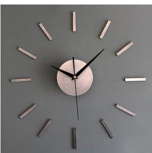 High-grade metal texture DIY hanging watch fashion creative combination clock self-adhesive clock earth Hao gold diy bell