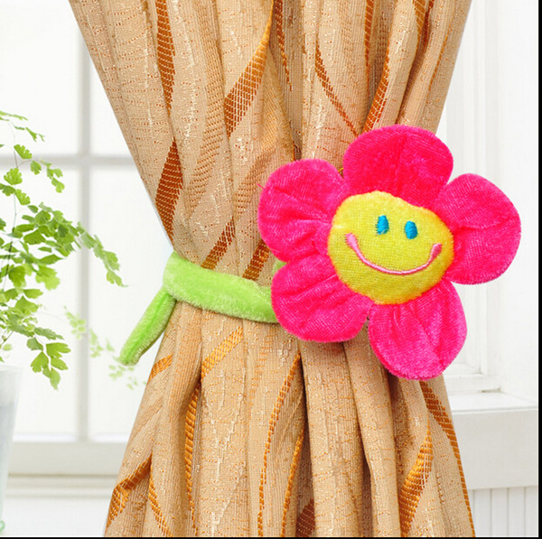 Curtain buckle smiley plush cartoon curtain strap single CYB55