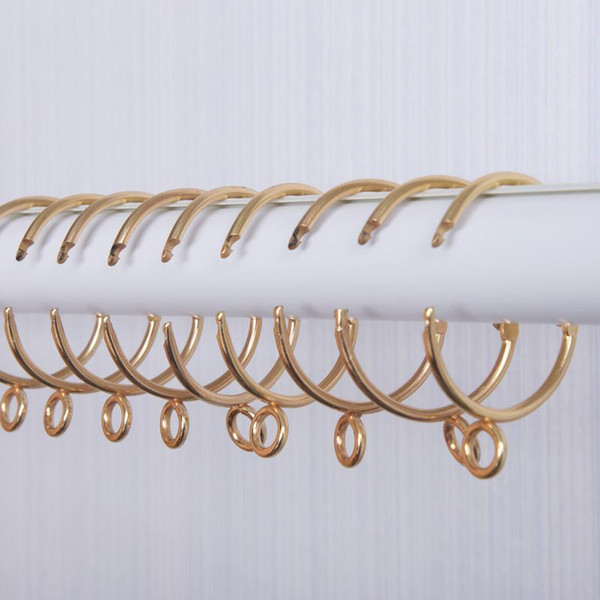 New Creative Metal 38mm Opening Round Buckle Household Curtain Hanger Clamp Ring Window Curtains Accessories Easy To Use 0 37dg aa