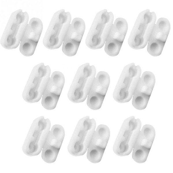 10pcs New Arrival ABS Plastic Replacement Spare Vertical Roman Roller Blind Curtain Ball Chain Connector Clips