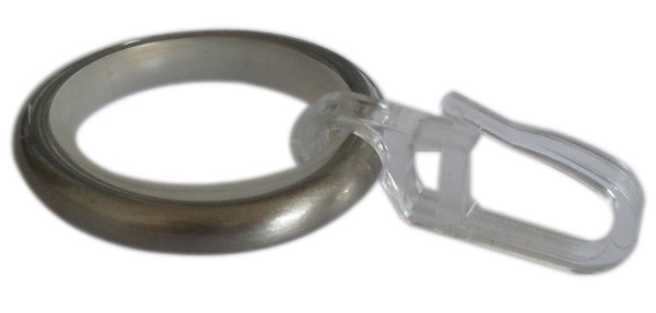 20 Pcs D34mm Iron Rings With Slide Attachment