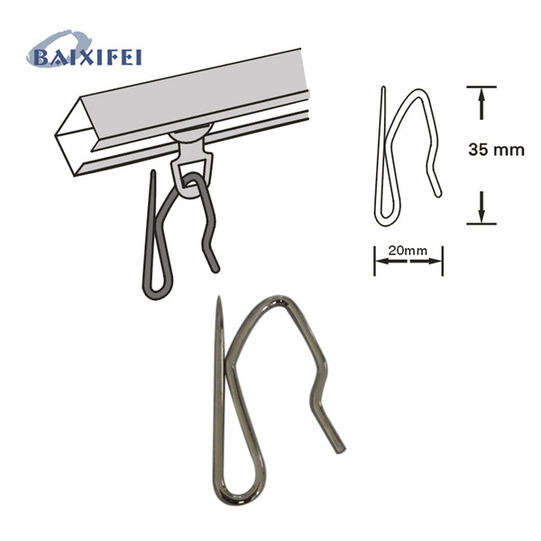 Curtain hooks Stainless Steel curtain's holder S type Iron Hooks