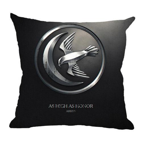 Game of thrones series linen pillow case square cushion cover breathable material printing cool style movie symbols popular decoration