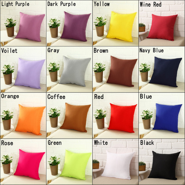 Square Home Sofa Decor Pillow Cover Case Cushion Cover Size 16