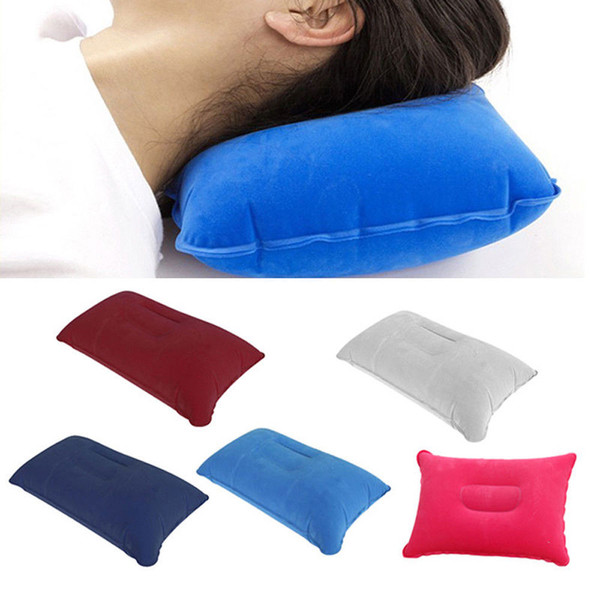 Cushion Decorative Pillow Outdoor Travel Air Pillow Beach Inflatable Cushion Camping Car Head Rest Hiking