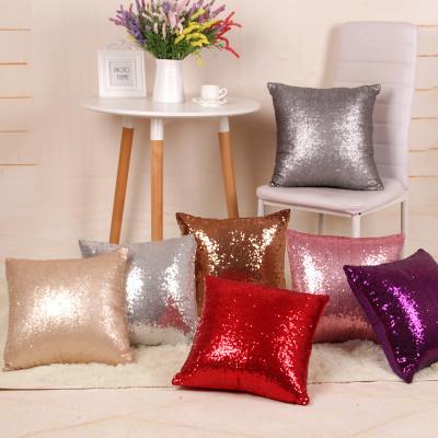 40*40cm Mermaid Pillow Case Play Tailor Magic Reversible Sequin DIY Sequin Pillow Case Cover Mermaid Pillow Cover Glitter