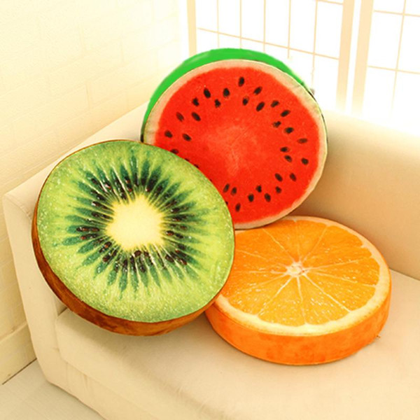 3D Print Fruit Office Chair Back Cushion Sofa Throw Pillow Cushion Sofa Throw Pillow Trending lovely Design Pillow for Decor