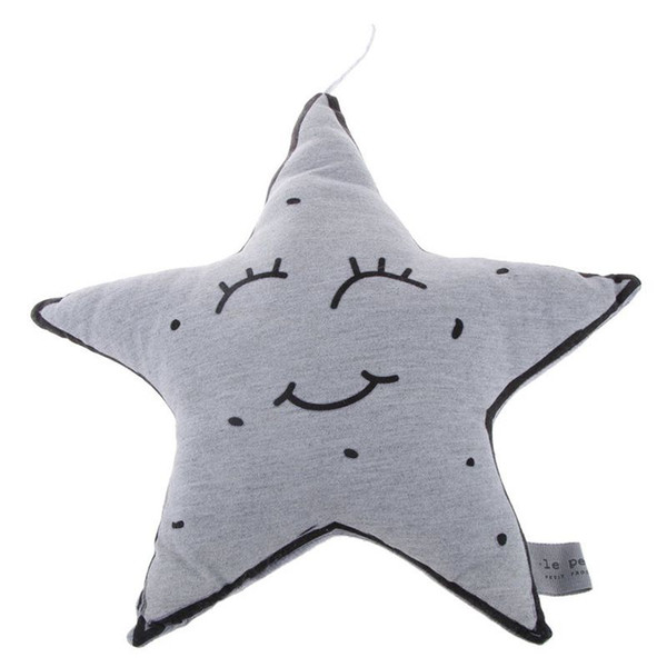 Cushion Bright Pillow Shaped Fabric Doll Comfortable and supple pillow decoration -Star, One Size