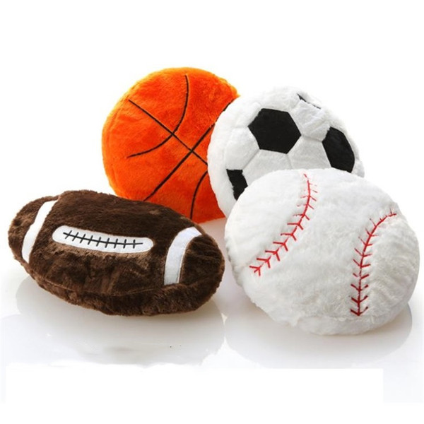 Simulation spherical Basketball football baseball pillow sofa cushion nap pillow to send boyfriend birthday fans gifts T8I085