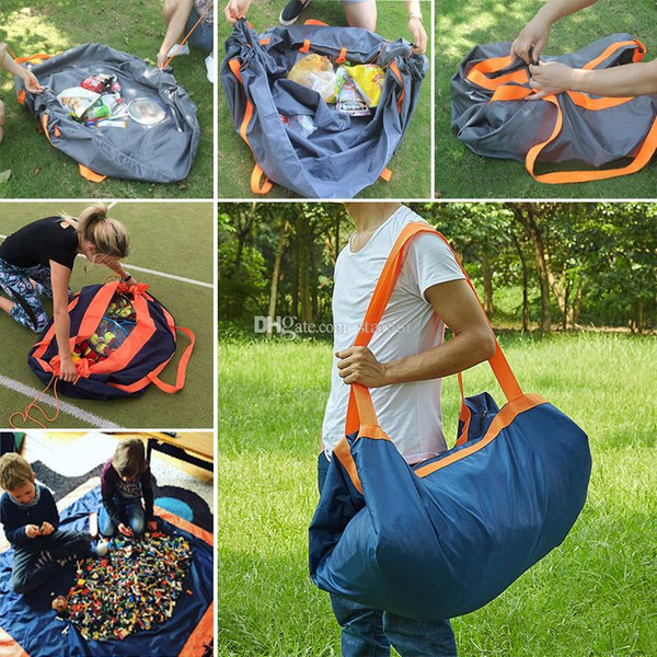 Multifunction Cushion Outdoor Moisture Proof Waterproof Carpet Travel Camping Mat Beach Mat Picnic Blanket Storage Bag WX9-325