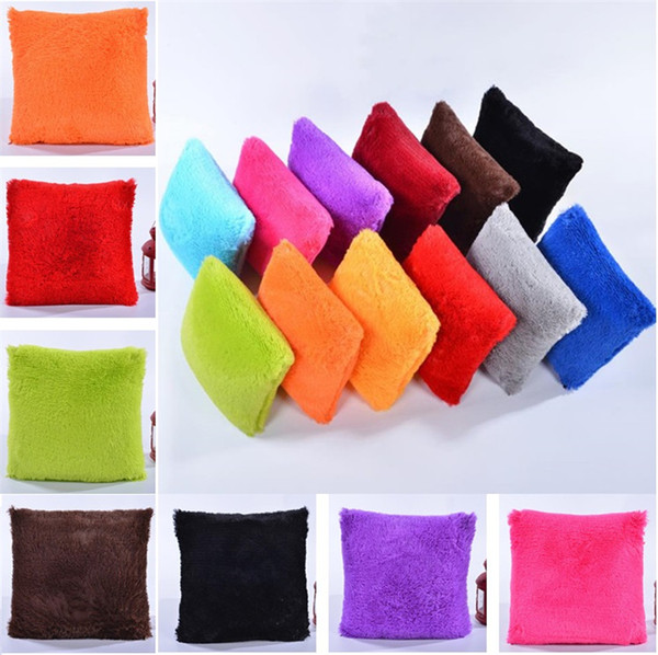 long Plush fashion back cushion Home Decorative Throw pillows Couch Chair pillows Case Cushion Cover T5I039