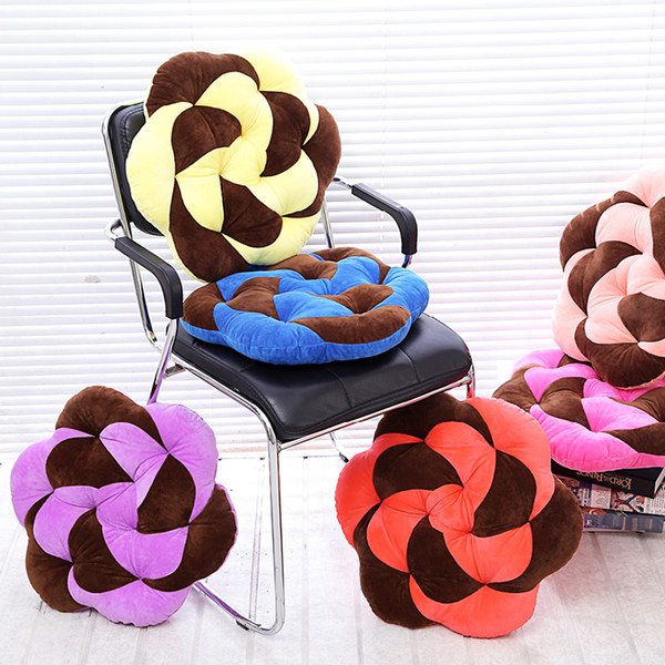 Creative Five Colors Rose Shape Floor Seat Cushion Dining Mat Pad 1pcs Cushion Mat Home Back/Seat Decor