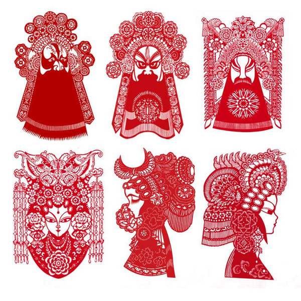 Hot explosion figure paper-cut window new window 
