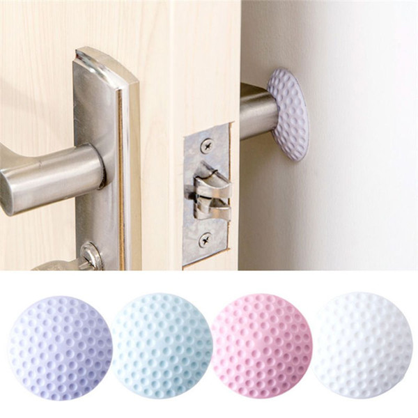 1 Pc *Wall Thickening Mute Door Fenders Golf Modelling Rubber Fender Handle Door Lock Protective Pad Protection wall stick WS-25