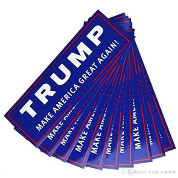 Trump 2020 Car Stickers Decals Donald Trump Stickers for President Make America Great Again Bumper Sticker 23*7.6cm