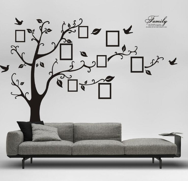 Stickers decorative painting 200*250CM creative photo tree wall stickers waterproof wall stickers