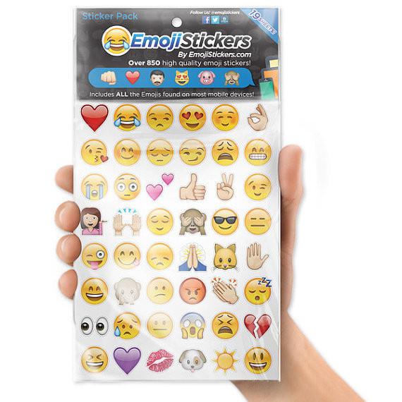 Emoji Sticker Pack 912 Emoji Stickers Most Popular Emojis For Mobile Phone Kids Rooms Home Decor Tablet 19 Sheets Pack