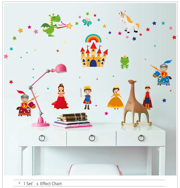 2019 Time-limited Rushed Decal Estrella Fairy Tales Wall Stickers Wallpaper Home Decor Art Kids' Room Decoration free Shipping