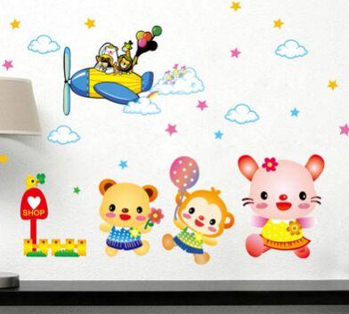 60x90cm pvc wall sticker removable wall sticker for kids room wall sticker kids children room