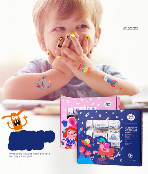 Fashion decorative stickers,kids beauty cute body stickers,sell in 12 sheets per set adhesive paper tattoo style