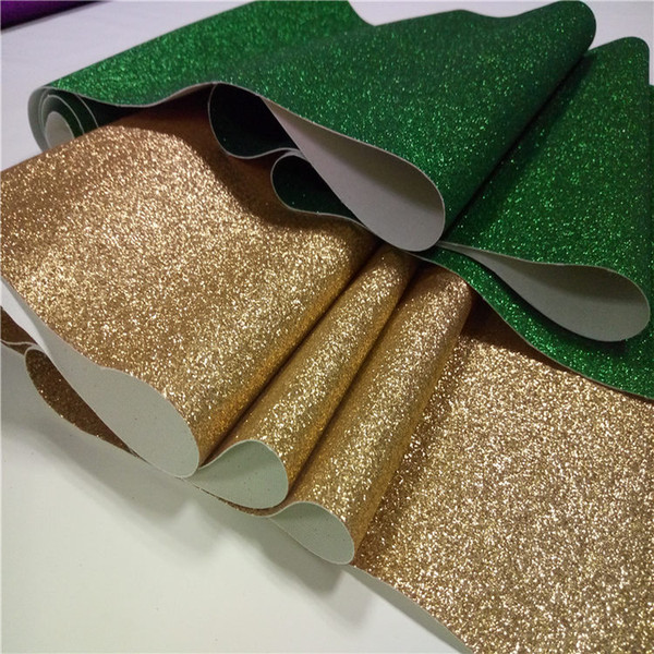 Hot sale wholesale glitter fabric wallpaper roll decoration material suppliers gold flame retardant wall paper coverings