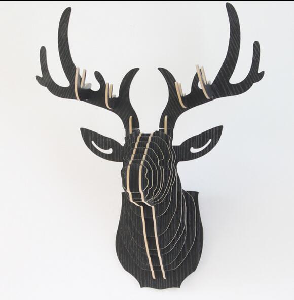 DIY wall mouted Deer Head,3D home decor items