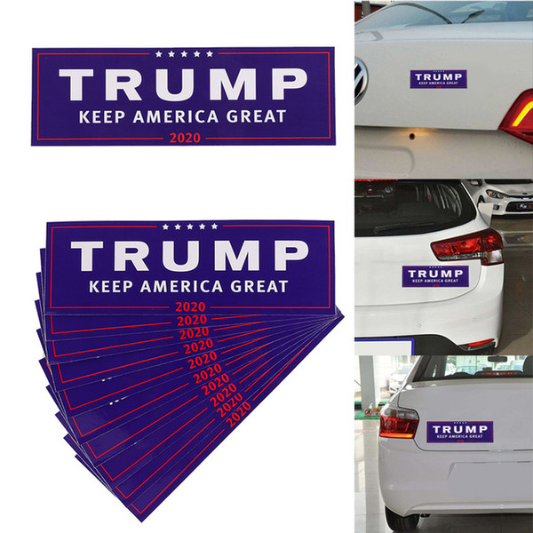 Keep Make America Great Decal Donald Trump 2020 Car Stickers Bumper wall Sticker for Car Styling Vehicle Paster