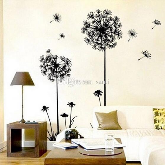 Fashion Hot Creative Dandelion Wall Art Decal Sticker Removable Mural PVC Home Decor Gift