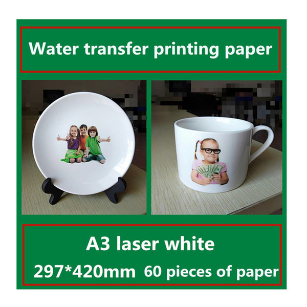 A3 laser white water transfer printing paper Home decoration stickers Following from the ceramic tile design transfer