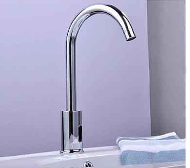 Hotel Project high-grade bathroom basin automatic electronic induction mixing water tap 160313#