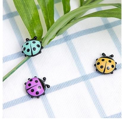 6Pcs Lovely Ladybug fridge magnets home decor decorative refrigerator Magnetic sticker Room Decoration Message paper Fixed paste