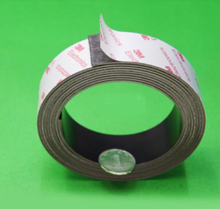 One pc Size of 1m(L)*30mm(W)*1.0mm(T) 3M Adhesive magnet strip;glue magnet strip, adhesive rubber magnet